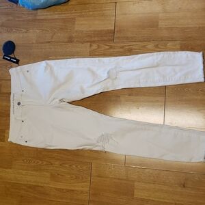 NWT Articles of Society white ankle skinny jeans size 28